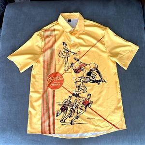 70s Pee Chee Folder button down shirt
